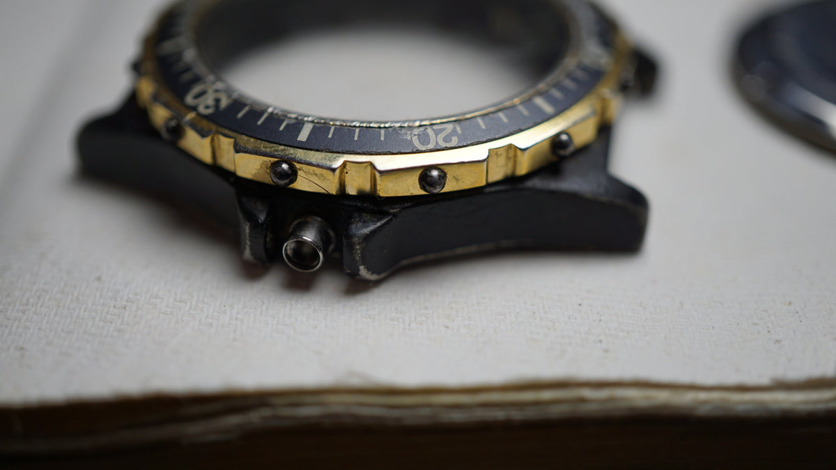 TAG Heuer GMT Airline Vintage Watch Case &amp; Bezel 1190.001 7158 W20 Fama Elegance