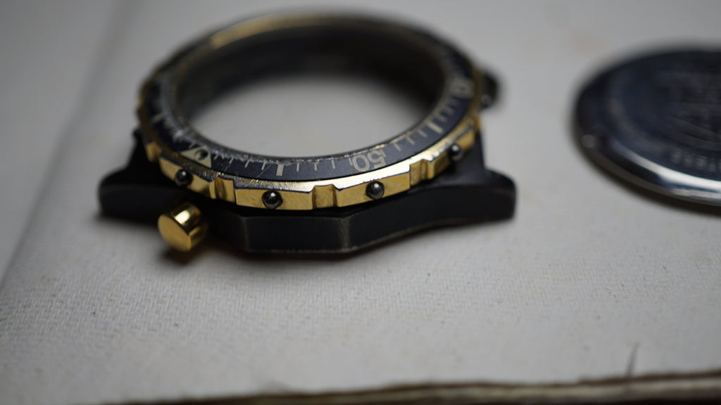 TAG Heuer GMT Airline Vintage Watch Case &amp; Bezel 1190.001 7158 W20 Fama Elegance