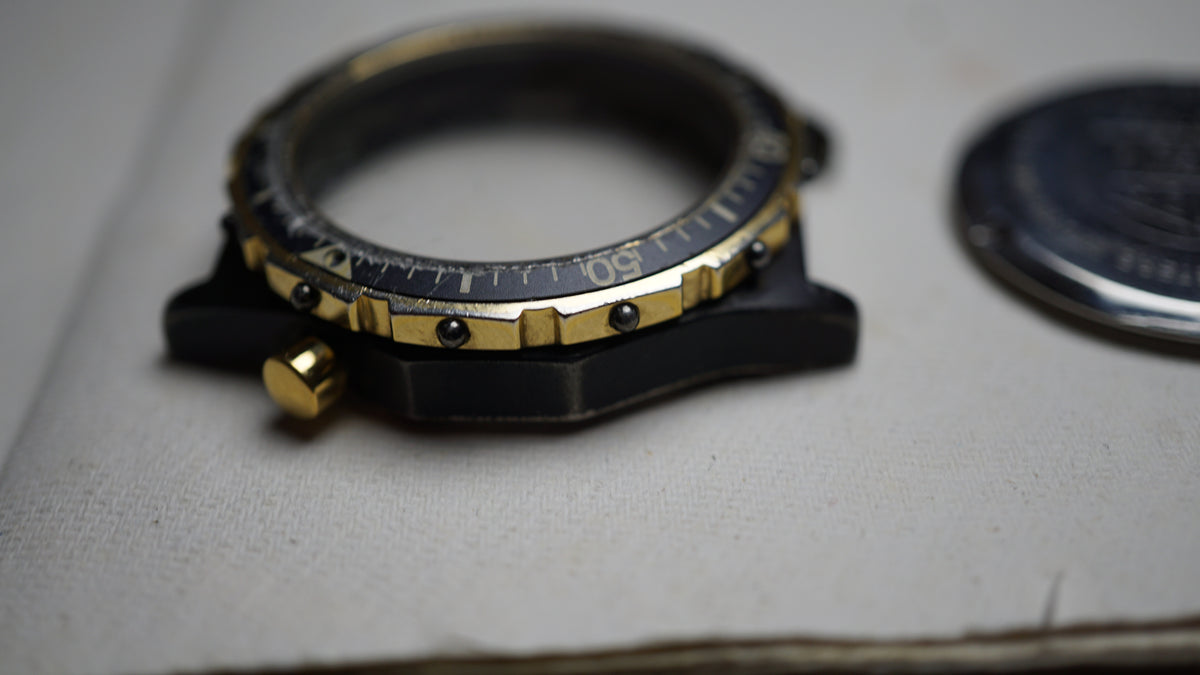 TAG Heuer GMT Airline Vintage Watch Case &amp; Bezel 1190.001 7158 W20 Fama Elegance