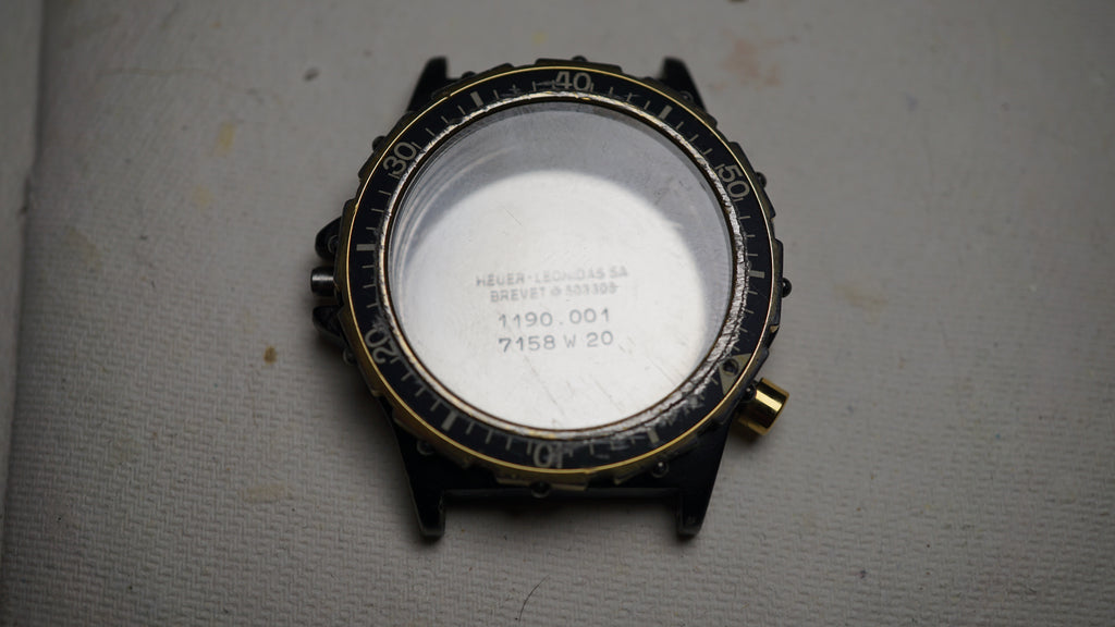 TAG Heuer GMT Airline Vintage Watch Case &amp; Bezel 1190.001 7158 W20 Fama Elegance