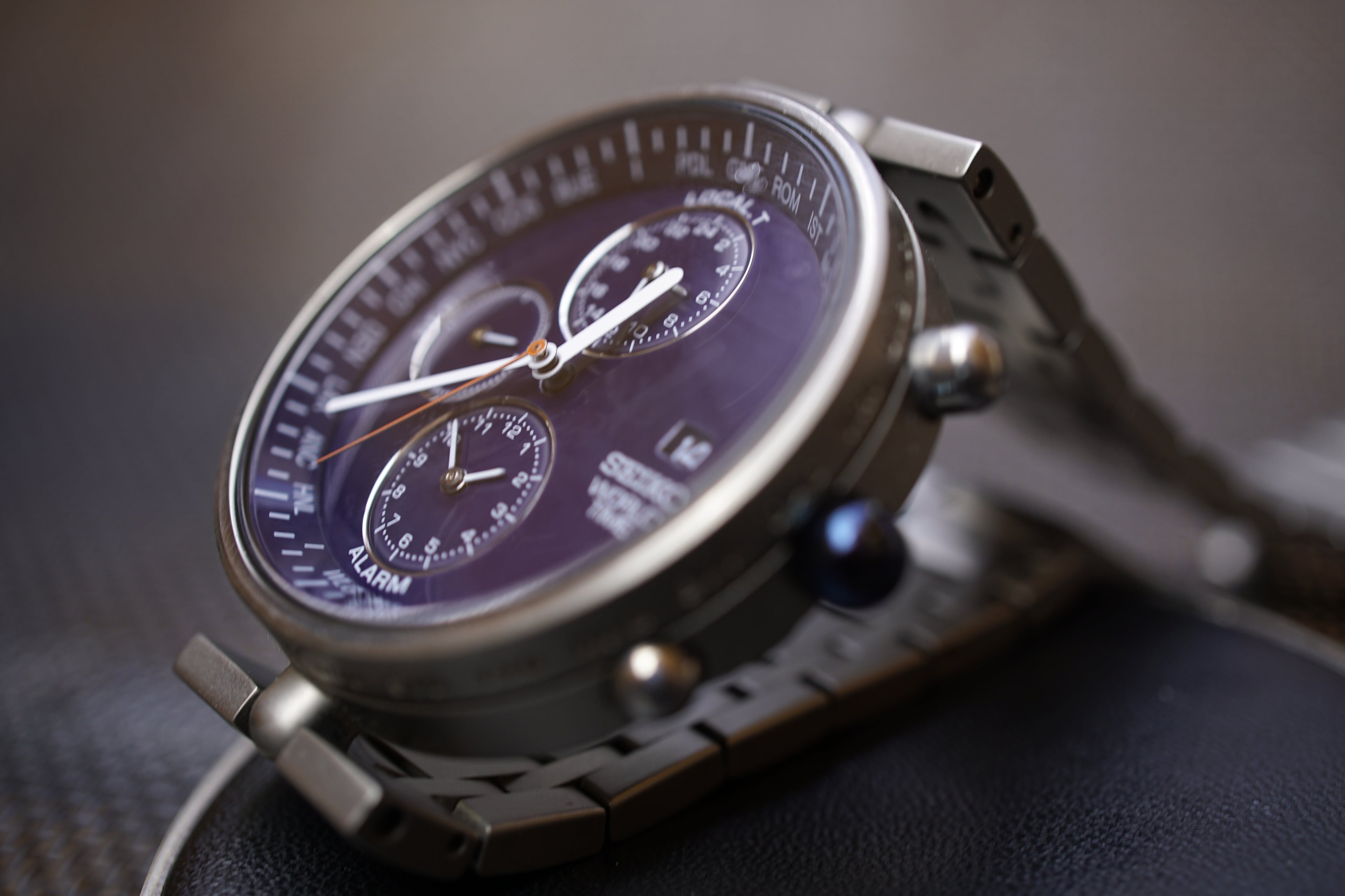 Seiko 5T52-0010 World Time – Rare Limited Edition | Collector’s Vintage Timepiece