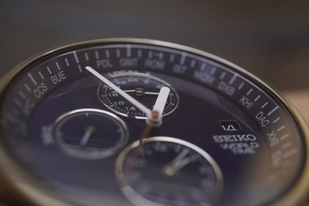 Seiko 5T52-0010 World Time – Rare Limited Edition | Collector’s Vintage Timepiece