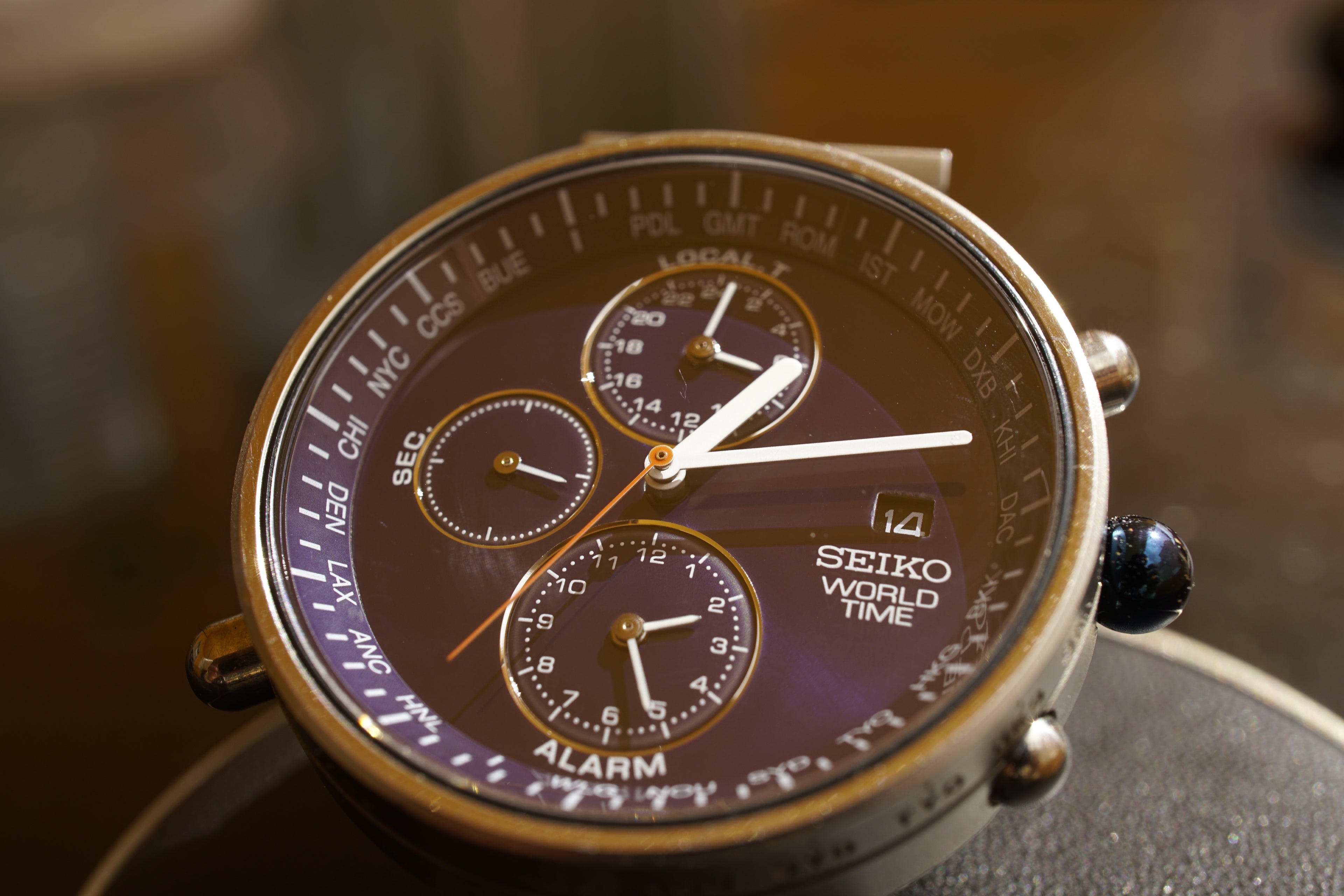 Seiko 5T52-0010 World Time – Rare Limited Edition | Collector’s Vintage Timepiece