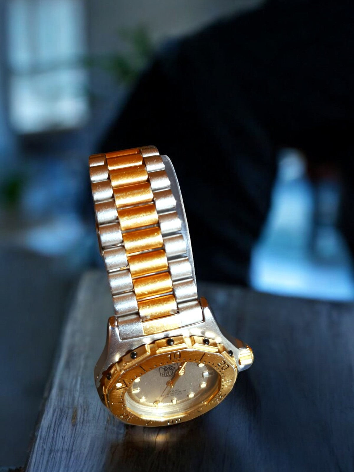 TAG Heuer 3000 Professional Ref. 934.213 - Relógio Vintage Dual-Tone 37mm vintage watch