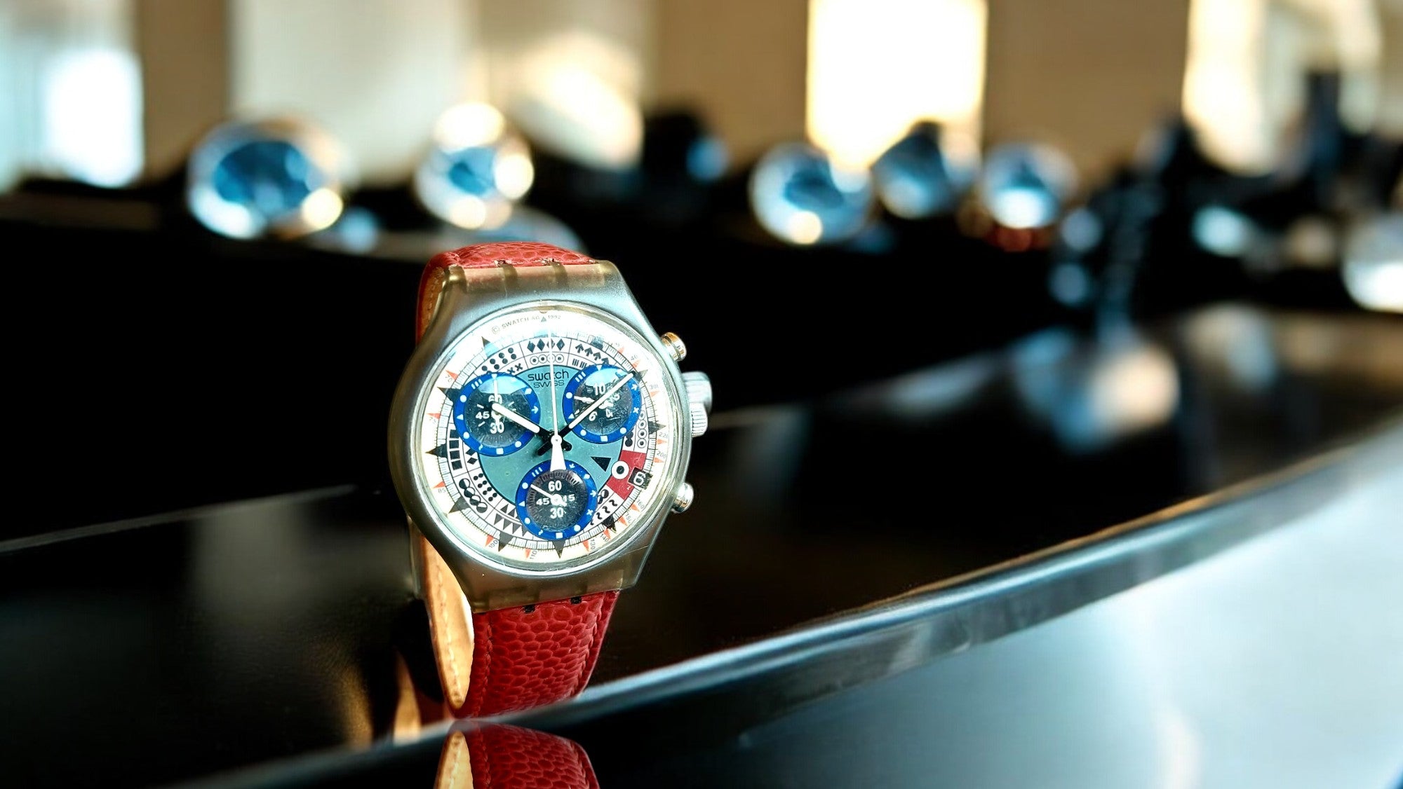 Swatch Caótik ATZ ECO Chronograph – Beyond Time, Beyond Ordinary 90s collectible
