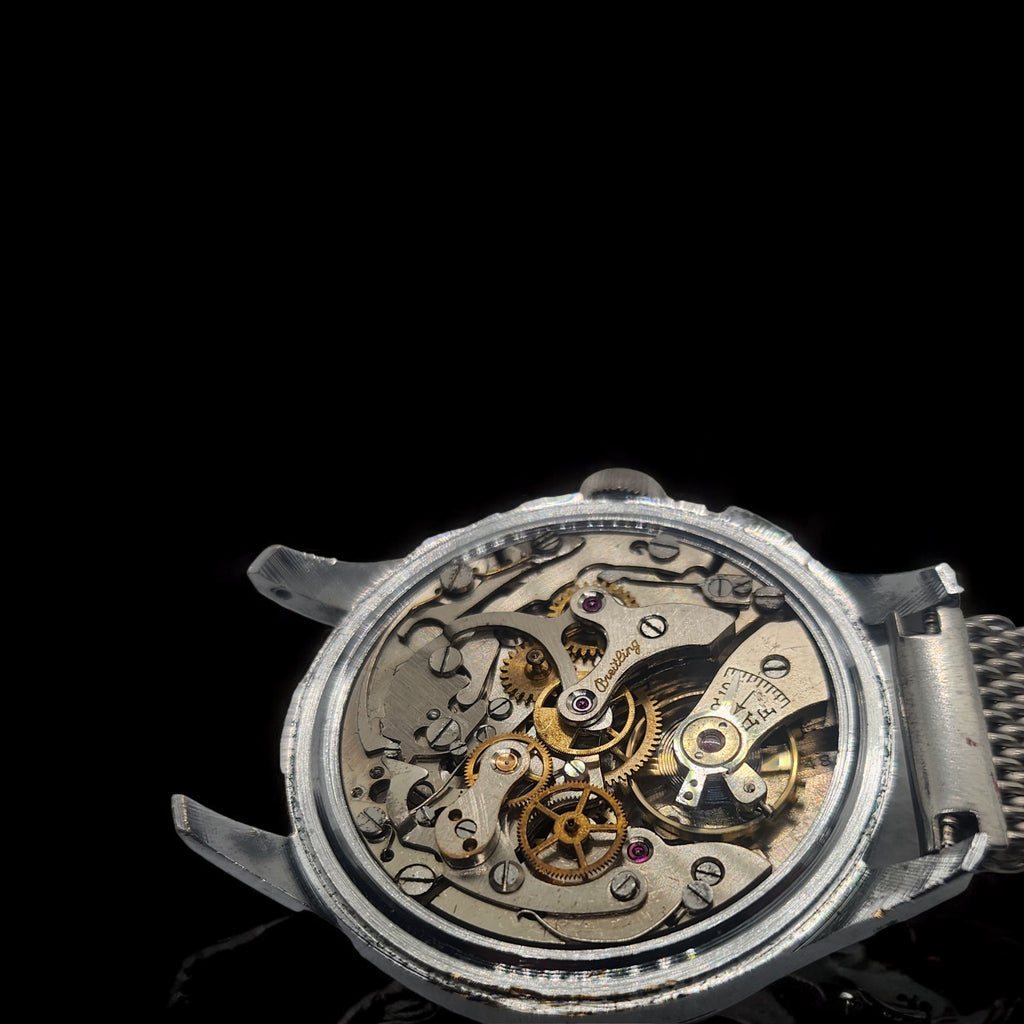 Breitling Genève Top Time Waffle Silver - Cronógraphe Vintage classic