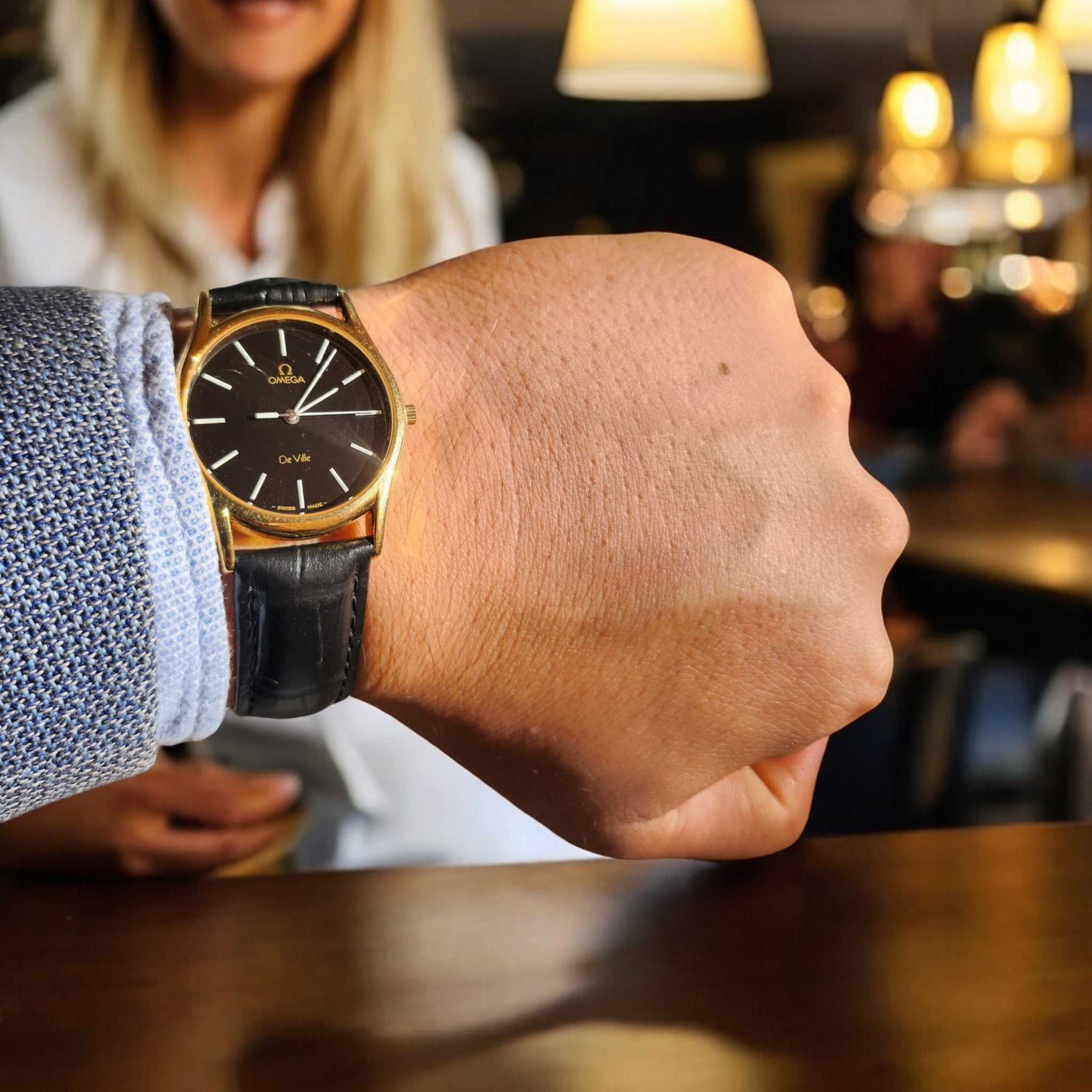 Omega De Ville Caliber 1365: The Essence of Timeless Luxury black dial