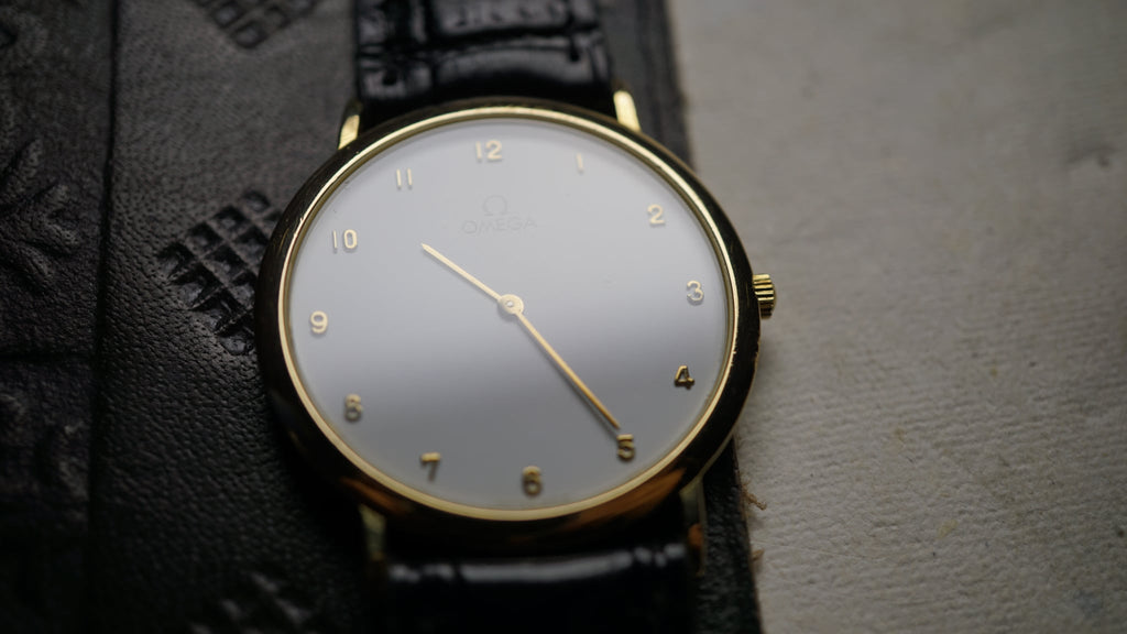 Omega de vile the classic gold hands Fama Elegance