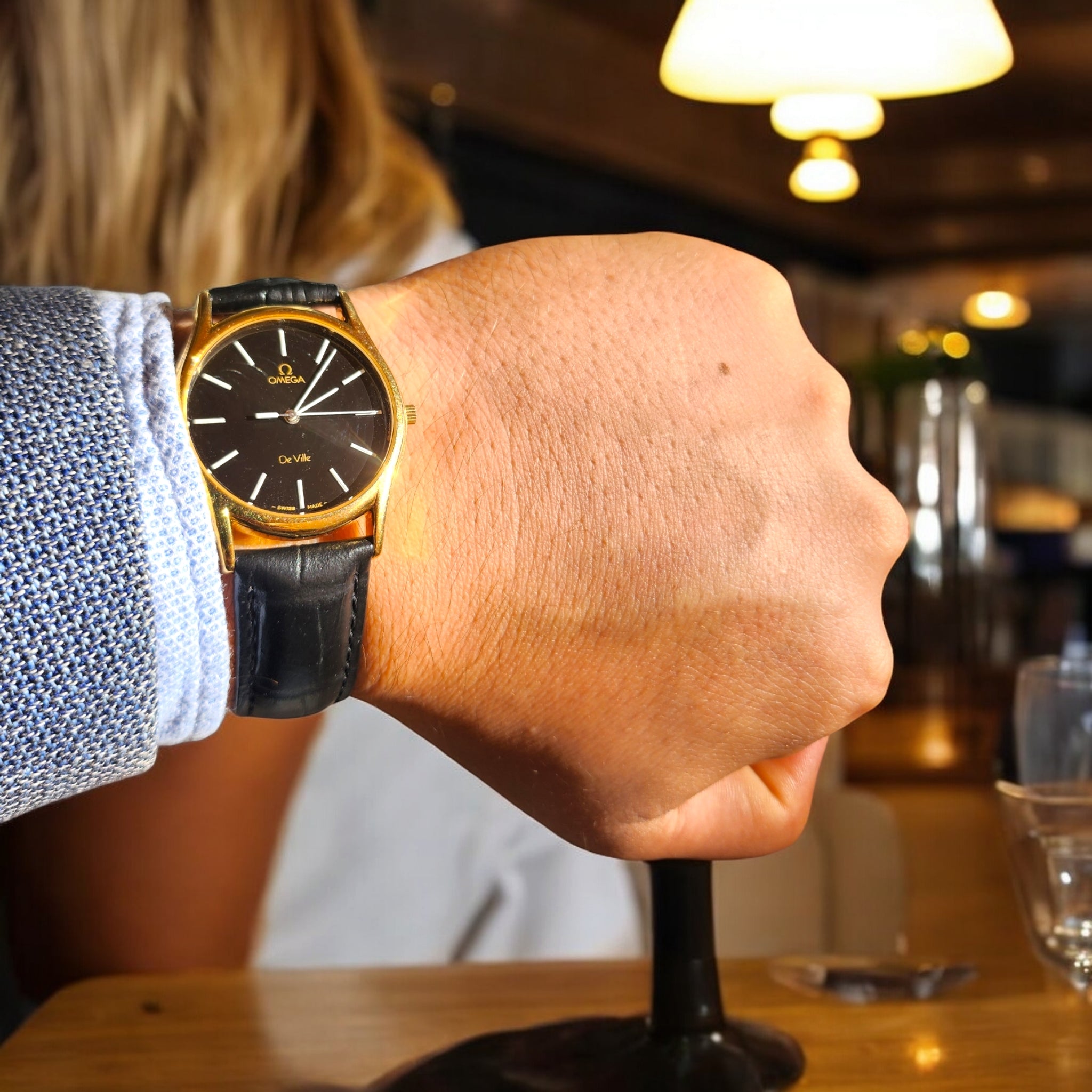 Omega De Ville Caliber 1365: The Essence of Timeless Luxury black dial
