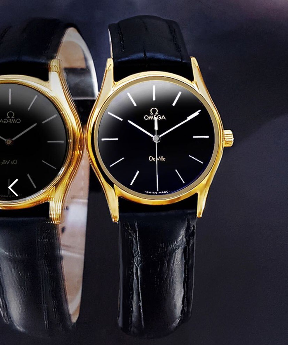 Omega De Ville Caliber 1365: The Essence of Timeless Luxury black dial
