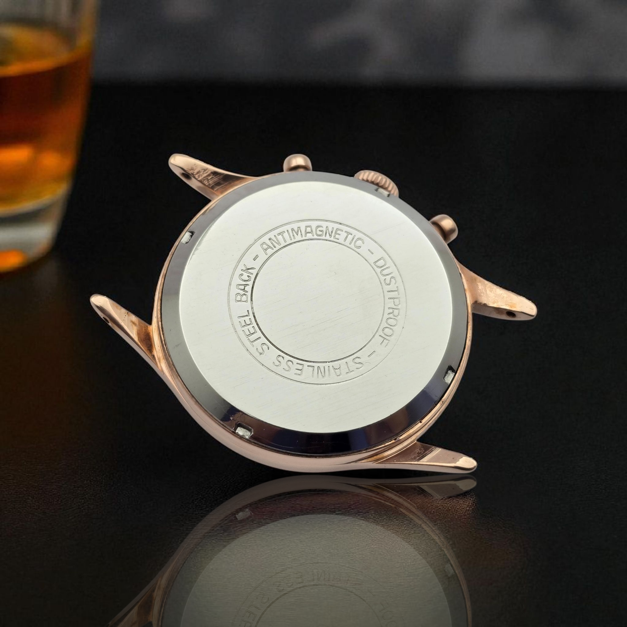 Chronograph Suisse – Panda Dial – Rose Gold Case