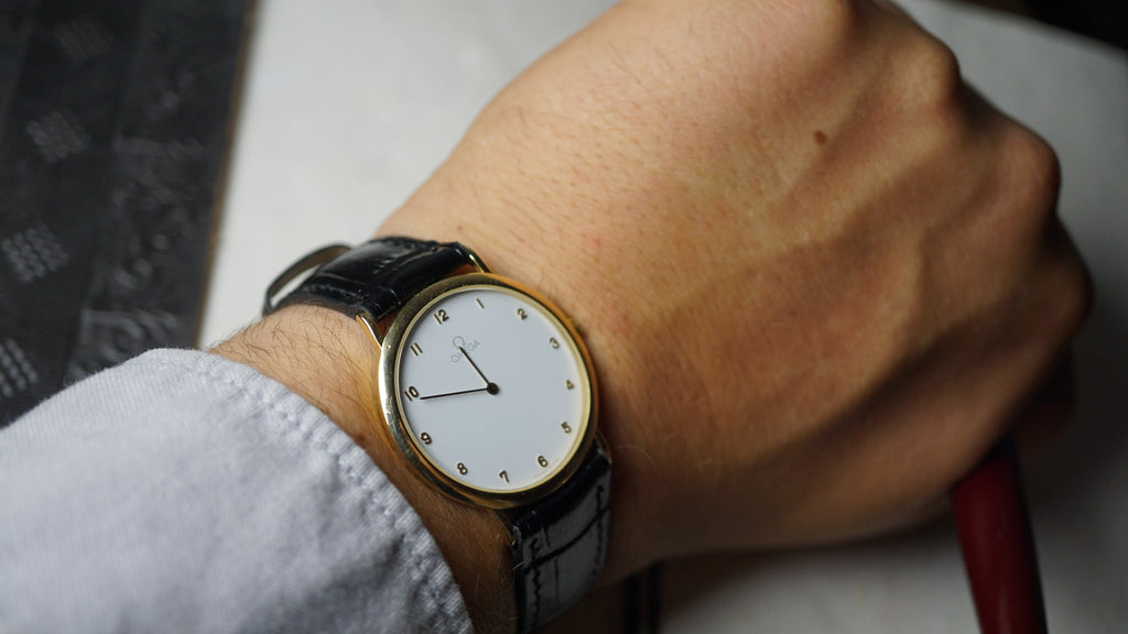 Omega de vile the classic gold hands Fama Elegance