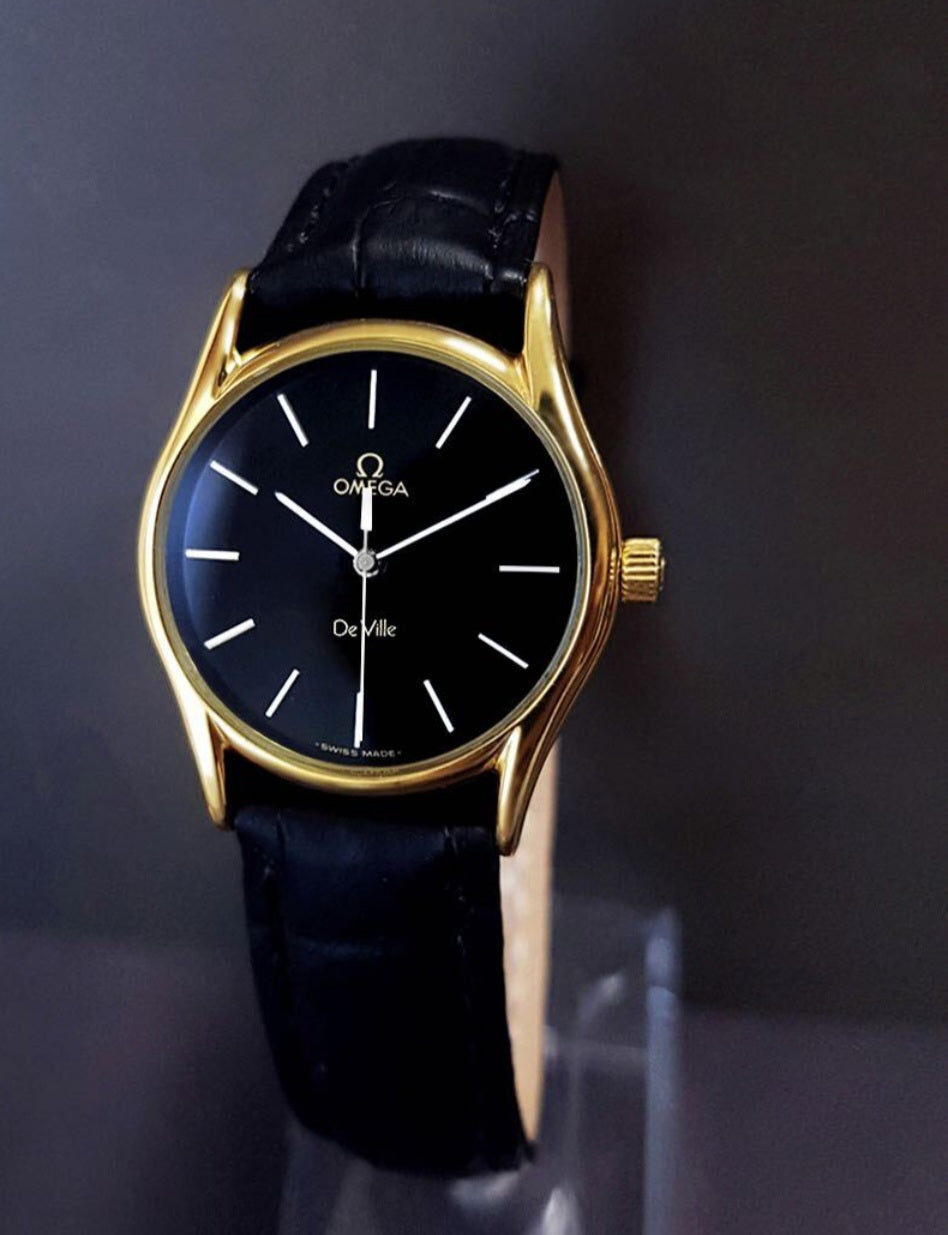 Omega De Ville Caliber 1365: The Essence of Timeless Luxury black dial