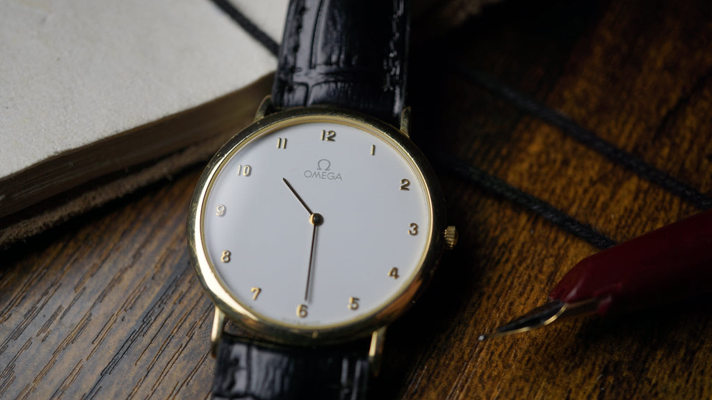 Omega de vile the classic gold hands Fama Elegance